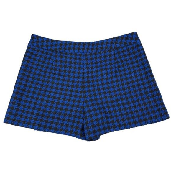 NWT ZARA Woman High Waisted Houndstooth Box Pleat Skort Size Medium - Picture 7 of 8